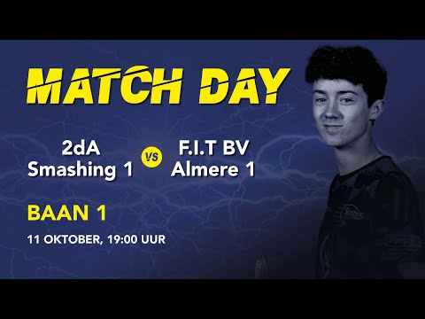 Eredivisie 2dA Smashing vs F.I.T. BV Almere Baan 1