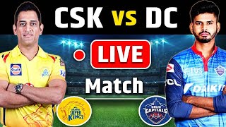 LIVE CSK vs DC : TOSS | PLAYING XI of Both Teams | Pitch Report | Teams Strategy