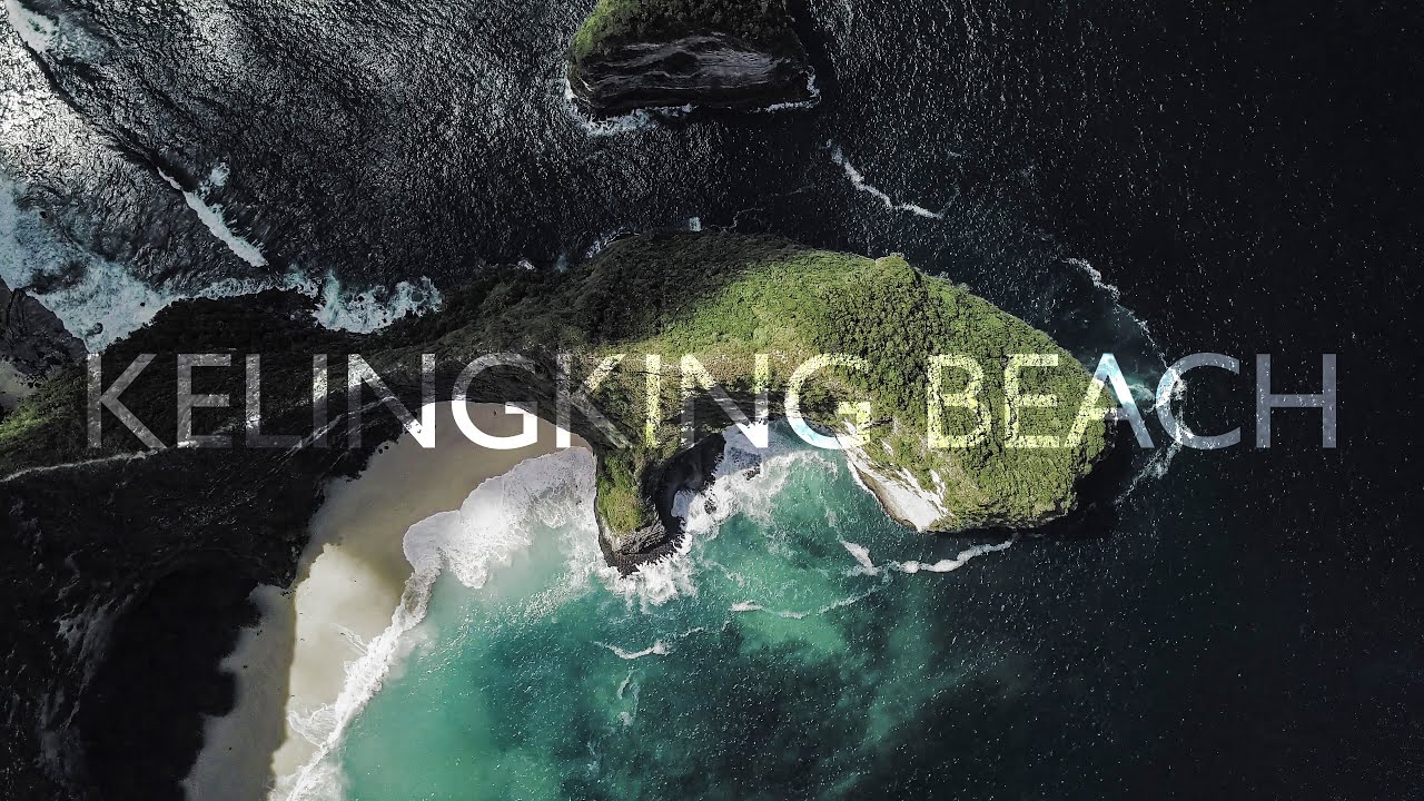 Witness the breathtaking bird's-eye panorama of Kelingking Beach.