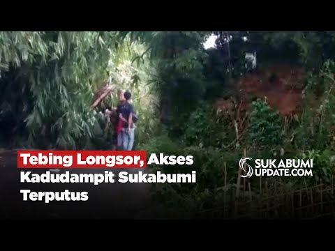Tebing Longsor, Akses Kadudampit Sukabumi Terputus