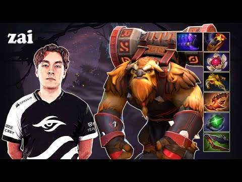 zai - Earthshaker Offlane | Dota 2 7.30b Gameplay