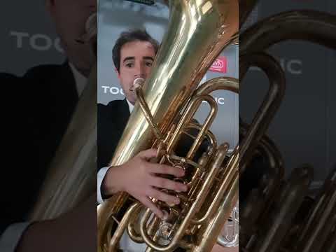 Testing unfinished ADAMS F-Tuba at the factory in The Netherlands.