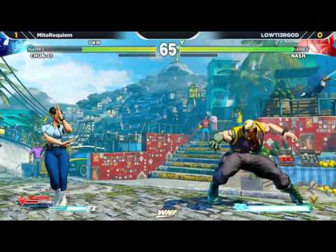 WNF Wednesday Night Fights 1.7 SFV - MitoRequiem (Chun Li) vs LOWTI3RGOD (Nash)