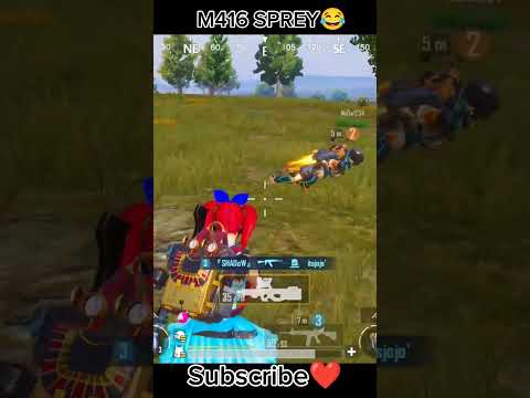 M416 IS FASTEST FIRE SPREY