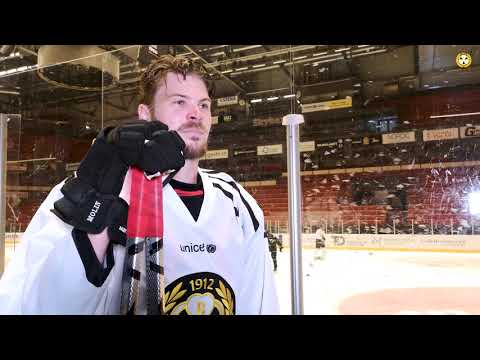 SHL-truppen och Emil Molin igång med isträningen