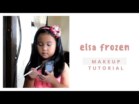 Elsa frozen makeup tutorial