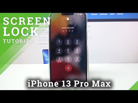 How to Add Screen Lock on iPhone 13 Pro Max  - Manage iOS Screen Protection