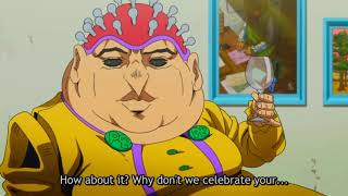 『JoJo』Giorno Succeeds His Entrance Exam And Kills Polpo