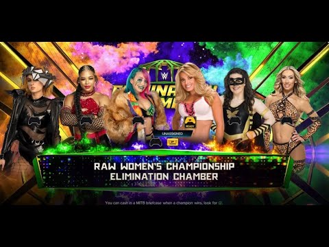 Trish Stratus Vs Asuka Vs Nikki A S H Vs Carmella Vs Bianca Blair Vs Becky Lynch Elimination Chamber