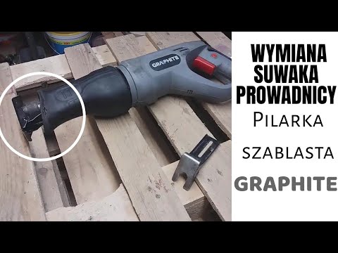 Tiesinis pjūklas Graphite 58G971; 900 W video