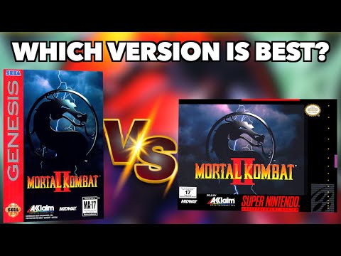 Mortal Kombat II - Super Nintendo Vs Sega Genesis | 16 Bit Beatdown!