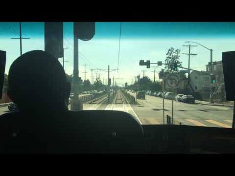 LA Metro Rail Expo Line RFW on Kinkisharyo P3010 LRV (Pico to Downtown Santa Monica) 8/15/18