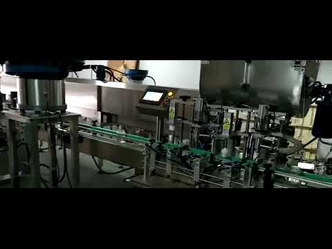 Video of full-automatic cap twisting machine from gashili ellen