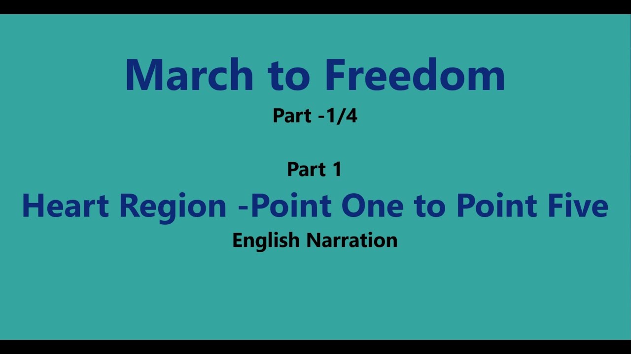 March to Freedom -Part 1/4 Heartfulness Magazine Dec 2017-Evolution of Consciousness Series