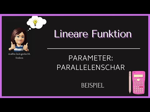 Parallelenschar - Lineare Funktionen mit Parameter