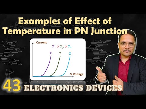 Examples of Effect of Temperature in PN Junction Characteristics
