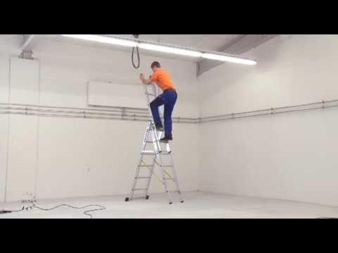 Mehrzweckleiter 3-teilig von ZARGES, Aufbauvideo