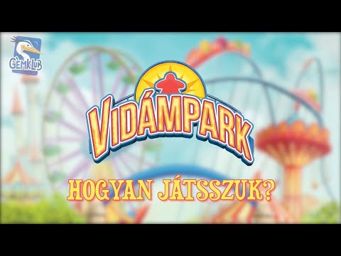 Vidámpark társasjáték bemutató - Gémklub
