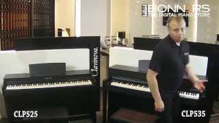 Video thumbnail for Yamaha CLP525 vs CLP535 Digital Piano Comparison By Bonners Music UK by Bonners Pianos & Keyboards