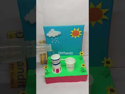 rainwater harvesting working model - - science project - shorts - diypandit | DIY pandit
