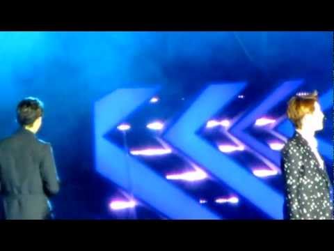 2012.11.23 SMTown concert in Singapore..Ryeowook, Onew, Chen & Baekhyun - "Open Arms"