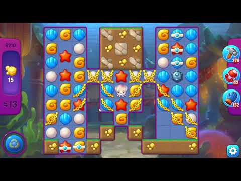Fishdom 6210 Super Hard Level - 15 moves - NO BooSTERS