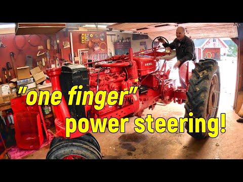 Finishing the Char-Lynn Power Steering on the Farmall MD