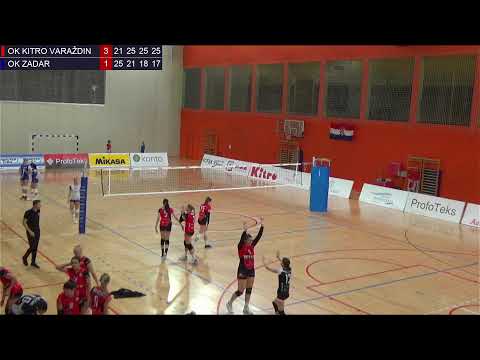 OK Kitro Varaždin - OK Zadar, 1. HOL 22/23, 6. kolo