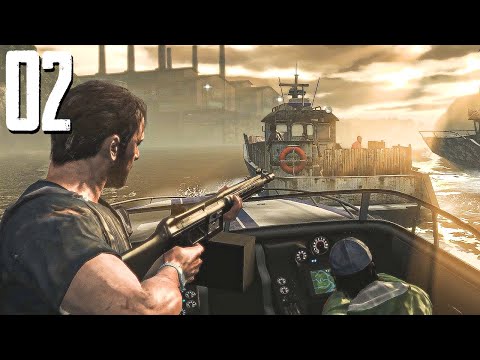 Max Payne 3 - Part 2 - SPEED BOAT CHASE!