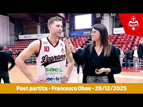 Legnano vs. Fiorenzuola post-match | Francesco Oboe, December 28, 2025