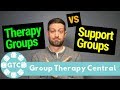 Difference Bewtween Therapy Groups And Support Groups Group Therapy Central Nate Page PhD LP
