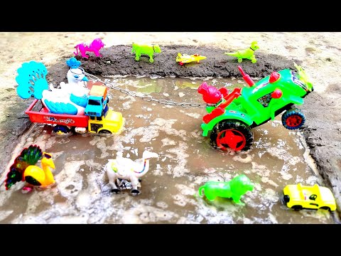 build small pool toys for children | Construction vehicles for kids | ToyMaster