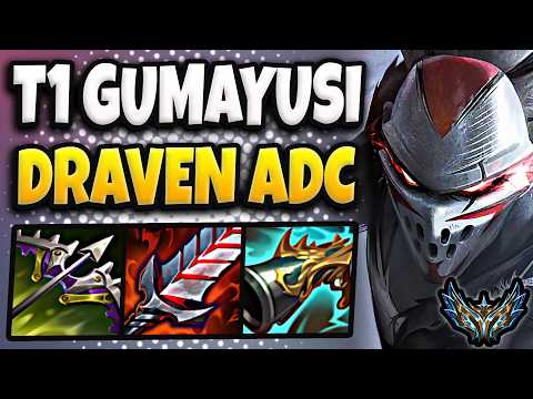 T1 Gumayusi Draven vs Jinx [ ADC ] Patch 25.19 Korea Challenger 1299 LP