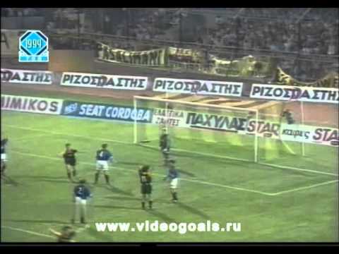 CL 1994-95. QR. First round. AEK - Rangers Glasgow. 2-0.avi