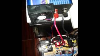 Refrigerador funcionando con energia solar