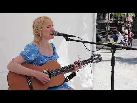 "I'm So Depressed"... on Dame Street with Leila Jane. (Abner Jay) cover.