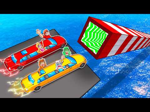 Light Speed Boost Tunnel Madness Race In GTA 5...