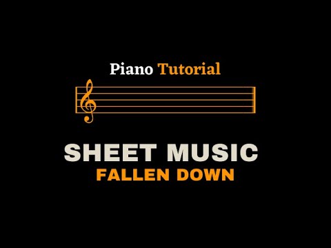 Undertale - Fallen Down | Piano Tutorial (Sheet Music/Score)