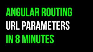 More Angular Routing | URL Parameters in 8 minutes | Intermediate Web Development | Quick Code