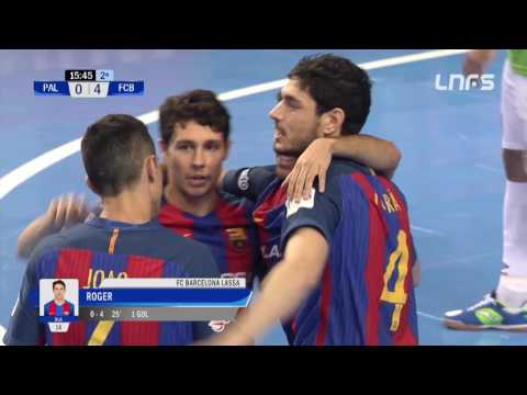 Primer partido de 1/4 de Final del Play Off por el título: Palma Futsal - FC Barcelona Lassa
