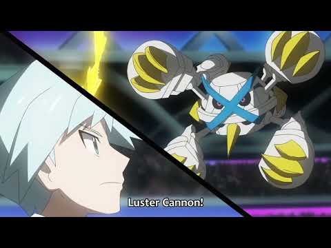 Ash vs Steven  full fight | pikachu vs mega metagross | Pokemon master journey episode 118