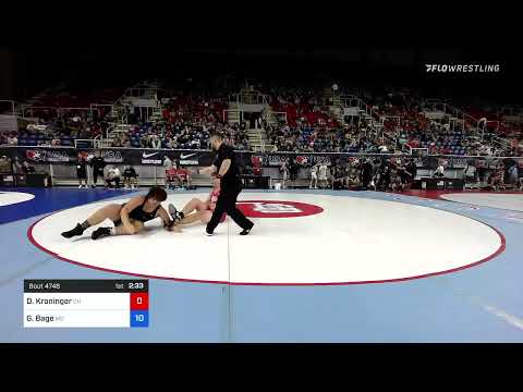 285 Lbs Consi Of 64 #2 - Dominic Kroninger, Ohio Vs Gavin Bage, Maryland B096