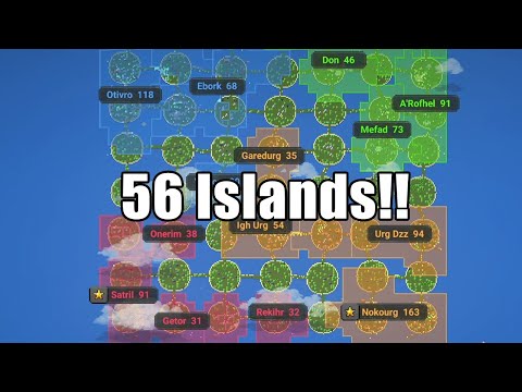 I Make 4 Nations Fight Over 56 Islands - Worldbox