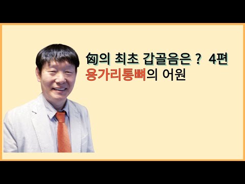 '식민사학 동북공정' 저자 최춘태 박사가 음운학으로 증명한 용가리 통뼈의 어원