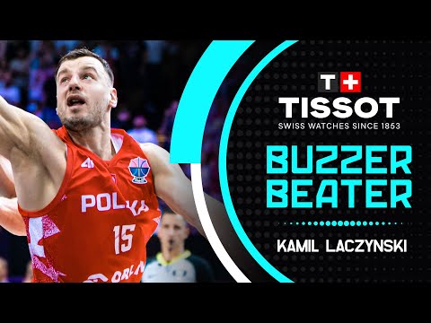 Kamil Laczynski right on time at the buzzer! 🚨 | SLO 🇸🇮 vs POL 🇵🇱 | FIBA EuroBasket 2025