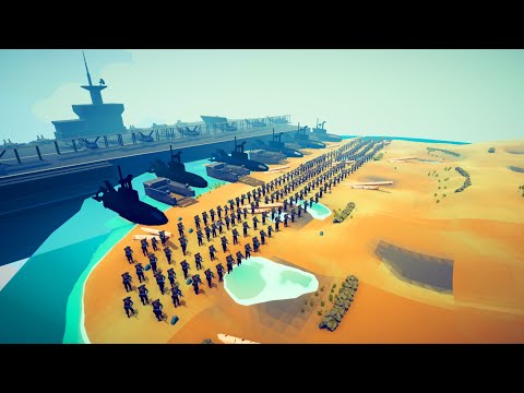 50x WW2 SOLDIER vs EVERY GODS - Totally Accurate Battle Simulator TABS