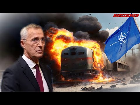 Stoltenberg Turned PALE: Russia Destroyed NATO Military Train With Military Cargo In DNIPROPETROVSK