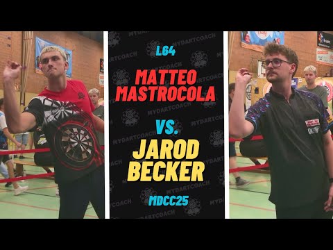 MATTEO MASTROCOLA vs JAROD BECKER | MyDartCoach Championship 2025 | L64