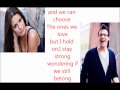 Glee Pretending Lyrics