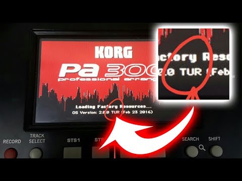 HOW TO EDIT KORG PA300 SYSTEM